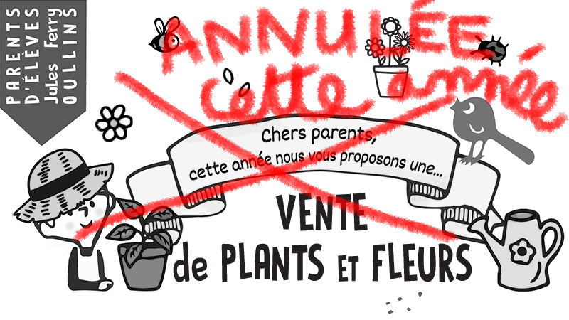Lire la suite à propos de l’article Vente des plants annulée cette année