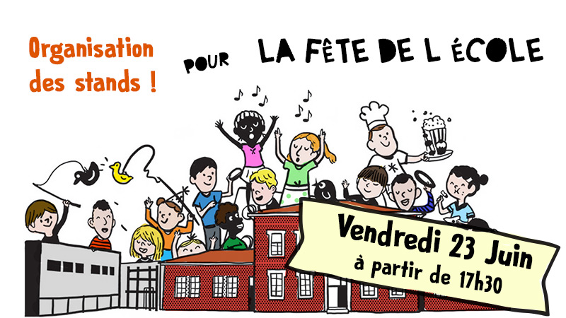 Lire la suite à propos de l’article Organisation des stands pour la fête de l’école 2023