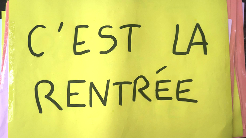 Lire la suite à propos de l’article C’est la rentrée