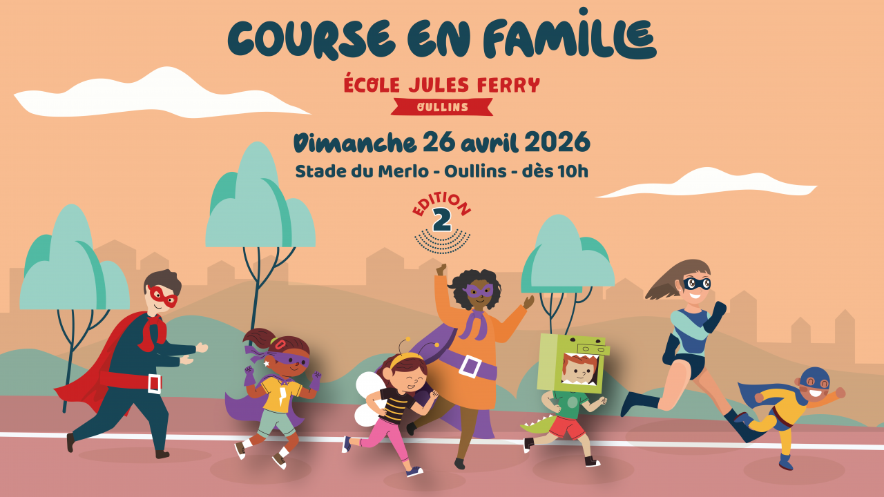 Course en famille – 2e édition le 26 avril